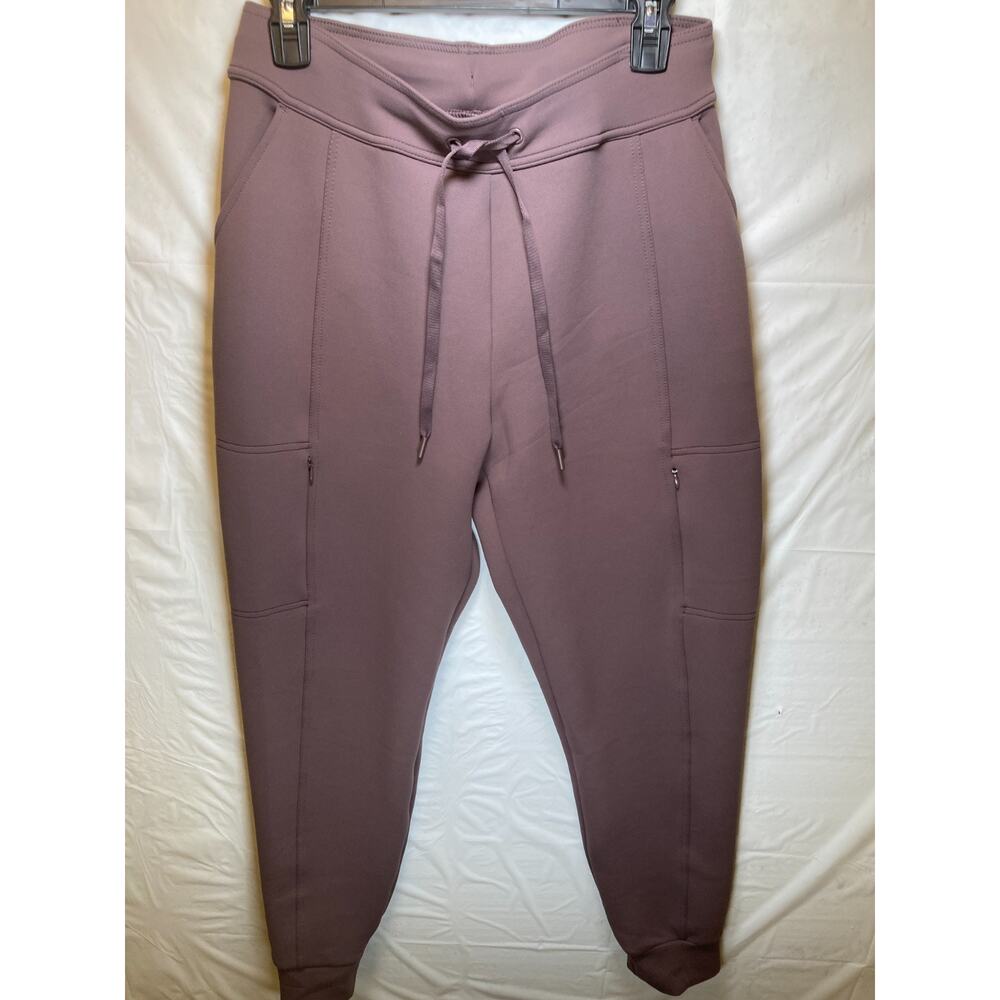32 Degrees Active Pants Womens Cool Jogger Brown Tech Stretch Pockets Small